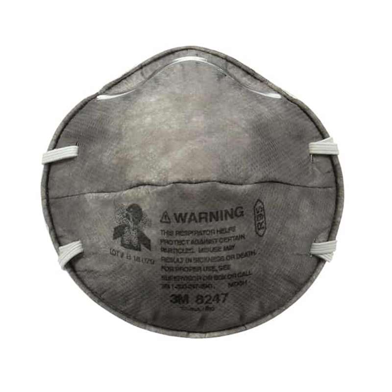 3M™ Workshop Odor Respirator, 8247H1-DC, 1 each/pack, 12 packs/case